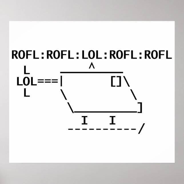 ROFLcopter Poster (Front)