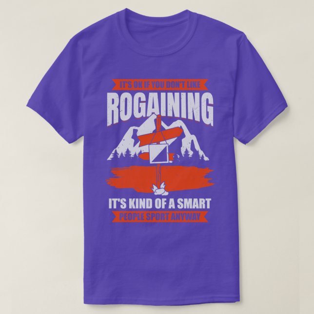 Rogaining Lover Orienteering Rogaines Hobby Gift T-Shirt (Design Front)