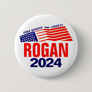 Rogan 2024 2 inch round button