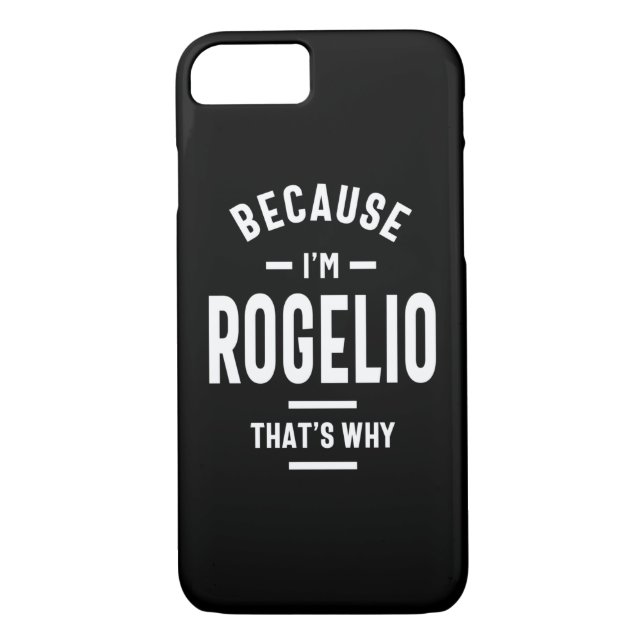 Rogelio Personalized Name Birthday Case-Mate iPhone Case (Back)