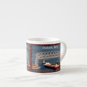Roger Blough & Duluth Aerial Lift Bridge Espresso Cup