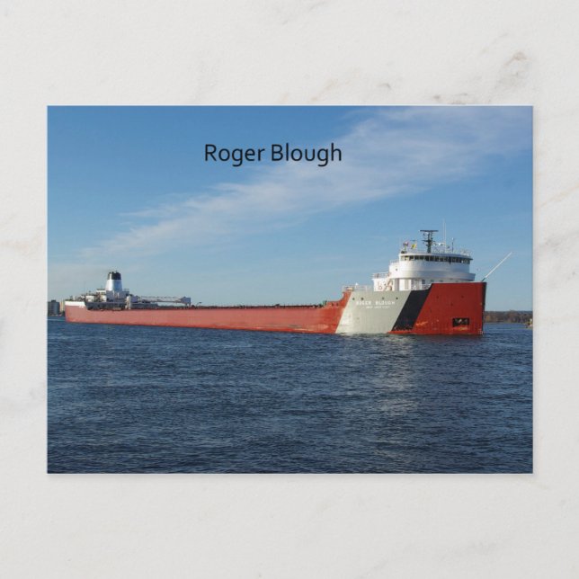 Roger Blough post card (Front)
