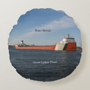 Roger Blough round pillow