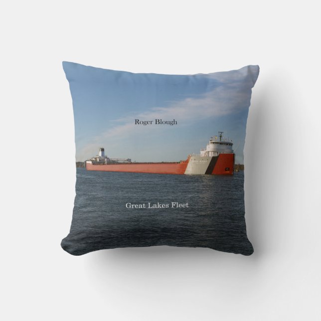 Roger Blough square pillow (Front)