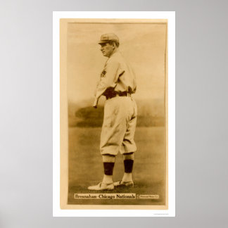 Roger Bresnahan Cubs Baseball 1914 Poster