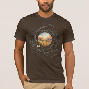 ROGER peptide, Moon 5 w/ custom text, dark T-Shirt