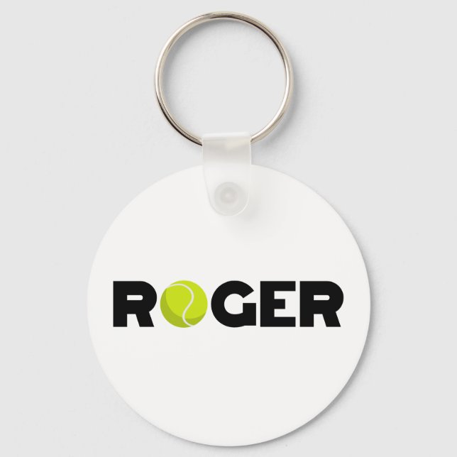 Roger Tennis Keychain (Front)