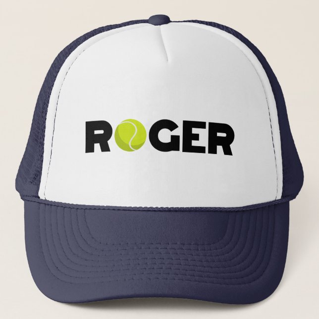 Roger Tennis Trucker Hat (Front)