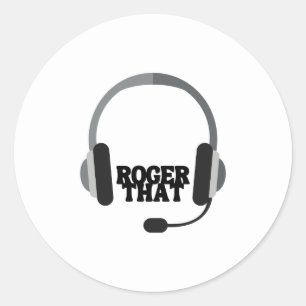 “Roger that” sticker