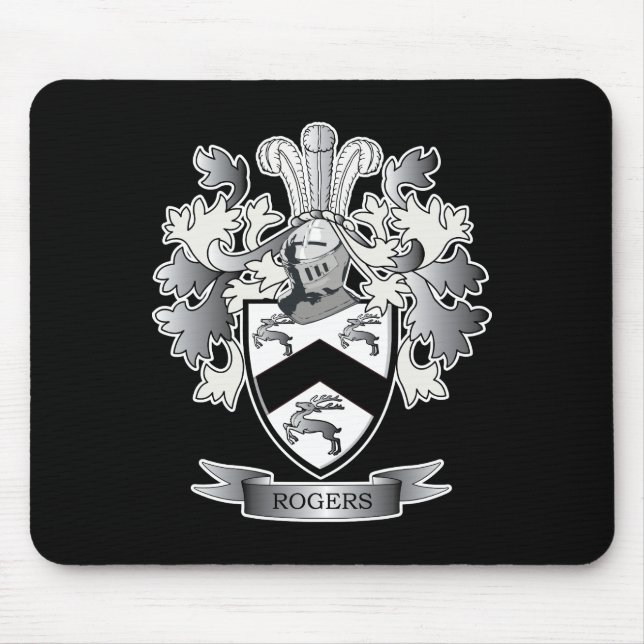 Rogers Coat of Arms Mouse Pad (Front)