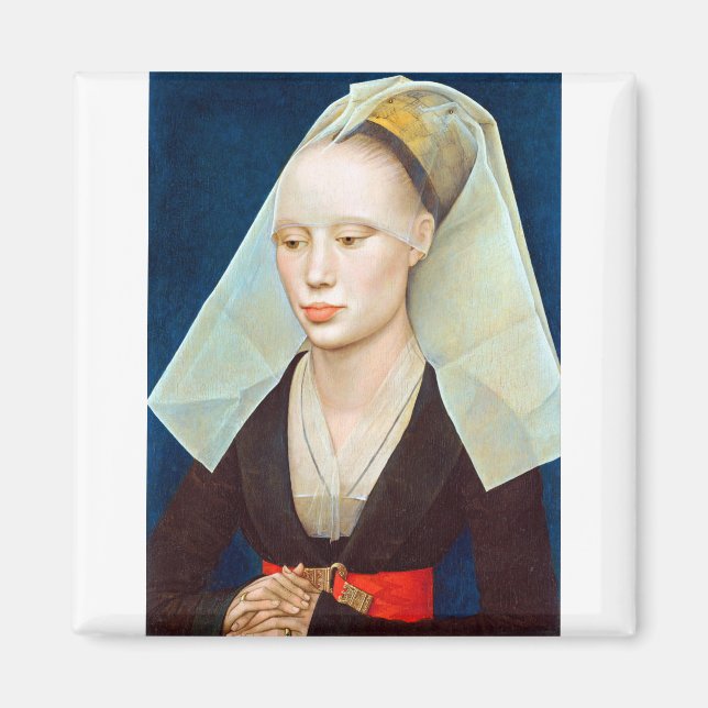 Rogier van der Weyden Portrait of a Lady Magnet (Front)