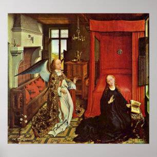 Rogier van der Weyden - The Annunciation Poster