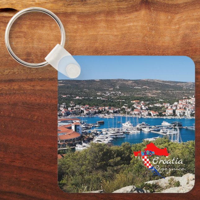 Rogoznica, Croatia | Dalmatia | Adriatic Sea Keychain (Front)