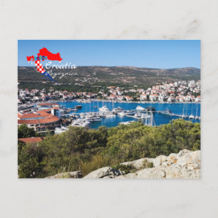 Rogoznica, Croatia   Dalmatia   Adriatic Sea  Postcard