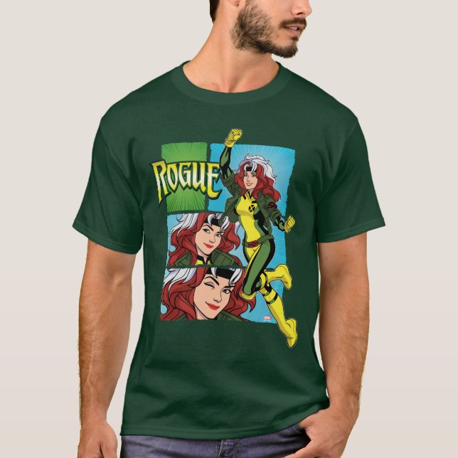 Rogue Character Panel Graphic T-Shirt (Front)