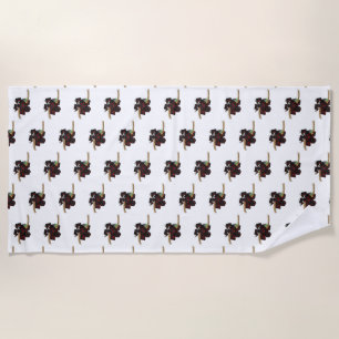 Rogue Dice Design Beach Towel