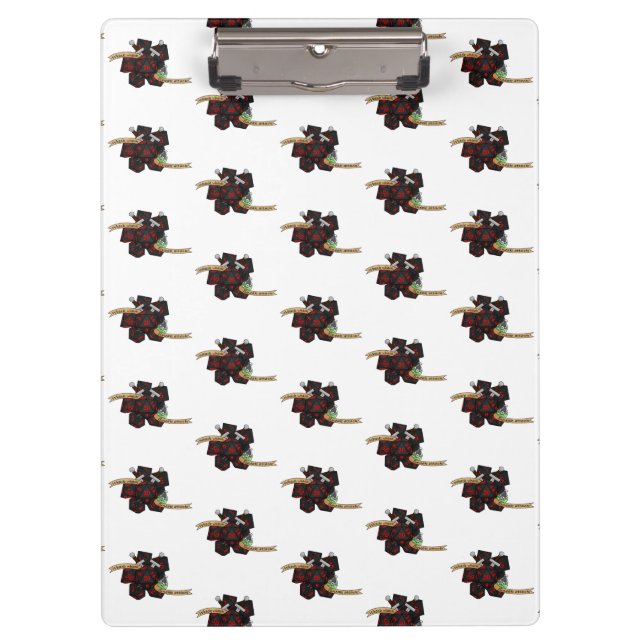 Rogue Dice Design Clipboard (Front)