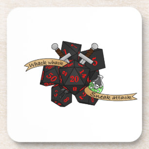 Rogue Dice Design Coaster