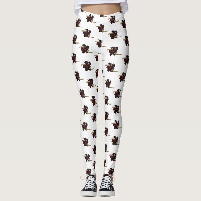 Rogue Dice Design Leggings (Front)