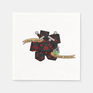 Rogue Dice Design Napkin