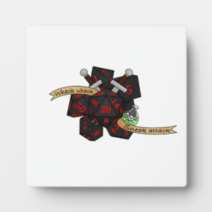 Rogue Dice Design Plaque