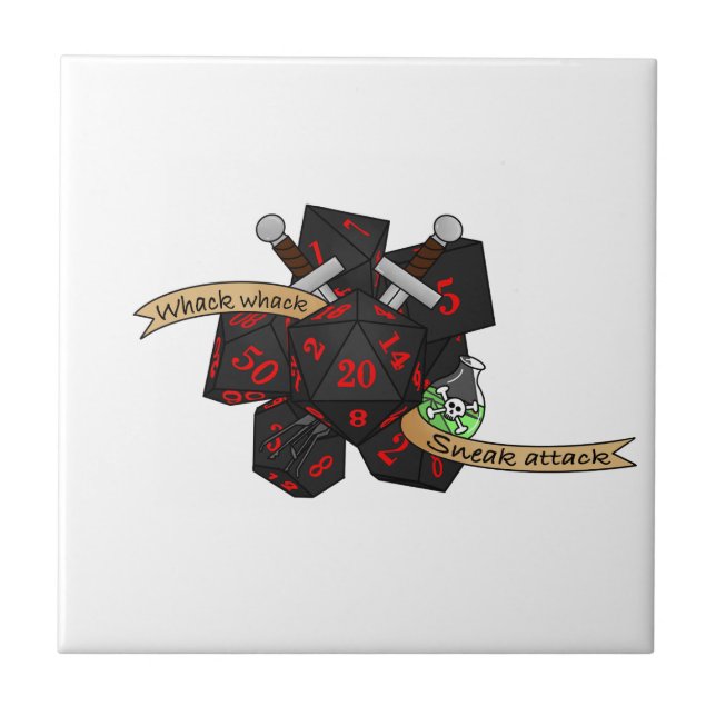 Rogue Dice Design Tile (Front)