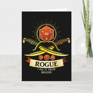 Rogue Fantasy Gamer Rpg Cl Card