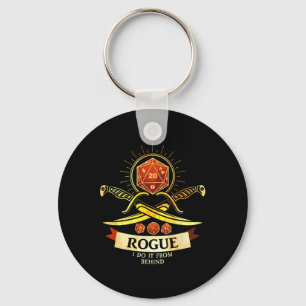 Rogue Fantasy Gamer Rpg Cl  Keychain