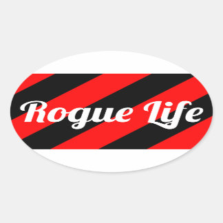 Rogue Life Oval Sticker