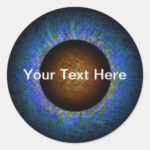 Rogue Planet -Customizable Classic Round Sticker