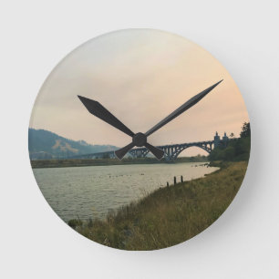 Rogue River, OR Round Clock