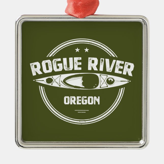 Rogue River, Oregon Metal Ornament (Front)