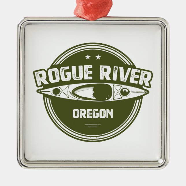 Rogue River, Oregon Metal Ornament (Front)