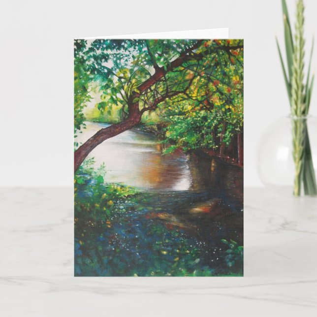 Rogue River Paining, Rockford, MI Cartes de voeux (Devant)