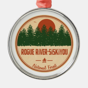 Rogue River–Siskiyou National Forest Metal Ornament