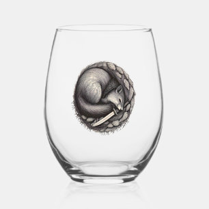 Rogue & Rye Stemless Wine Glass