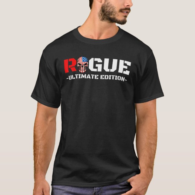 Rogue Tshirt Cool Military Style Armed Forces Bad  (Front)
