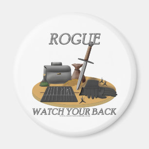 Rogue: Watch Your Back Magnet