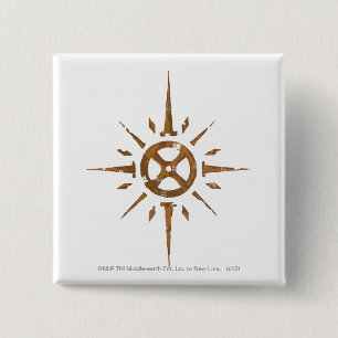 Rohan Crest 2 Inch Square Button