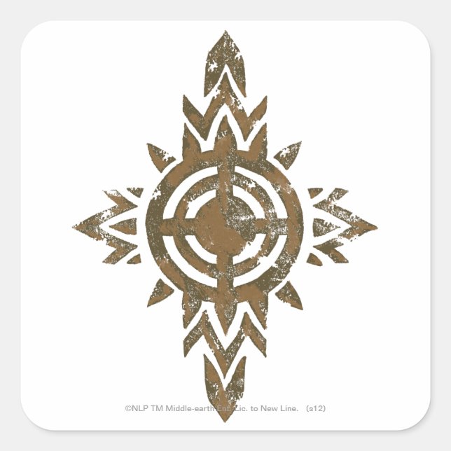 Rohan Crest Square Sticker (Front)