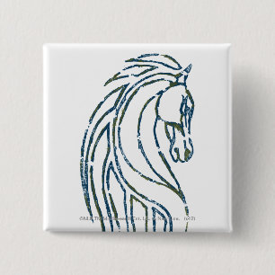 Rohan Kings Hall Banner 2 Inch Square Button