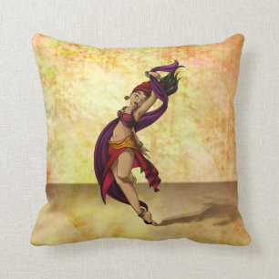 Rohesia Dancer Throw Pillow
