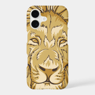 Roi africain Lion Visage Animal sauvage