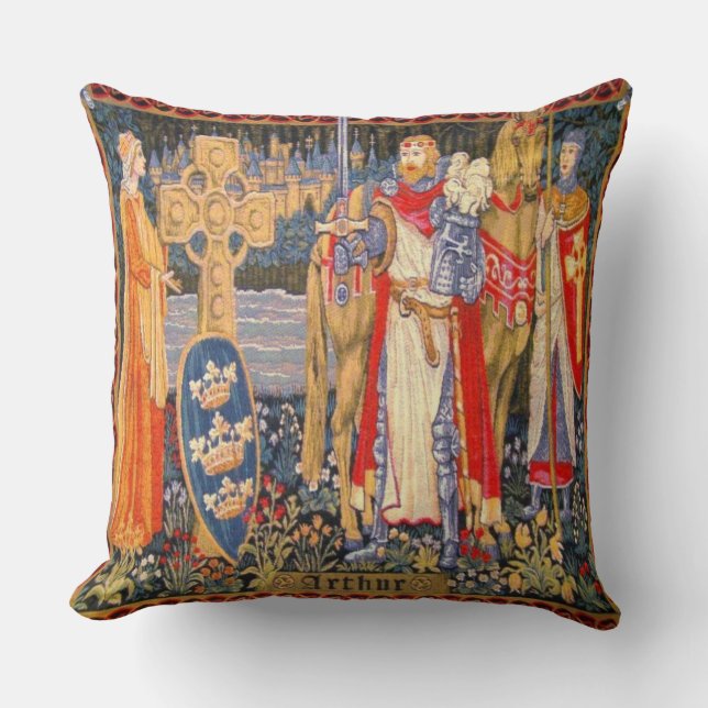Roi Arthur de coussin (Recto)