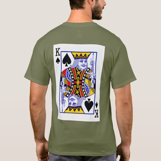 Roi bien armé - Pas de T-shirt texte (Dos)