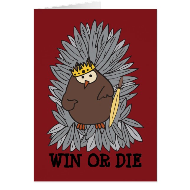 Roi brutal obtenu de hibou de huée (Devant)