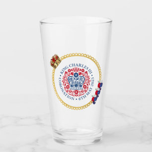Roi Charles III Cérémonie de couronnement en verre