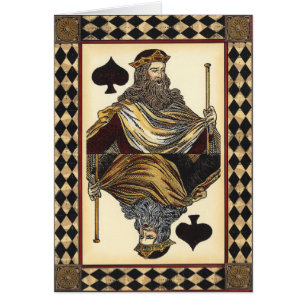 Roi de carte de jeu de pelles par le studio de