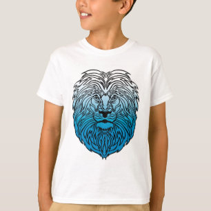 Roi de la jungle, le T-shirt du garçon bleu de