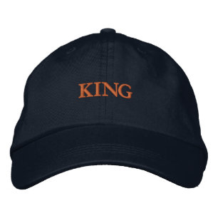 ROI Hommes Femmes Brodées Casquettes Visor KING Te